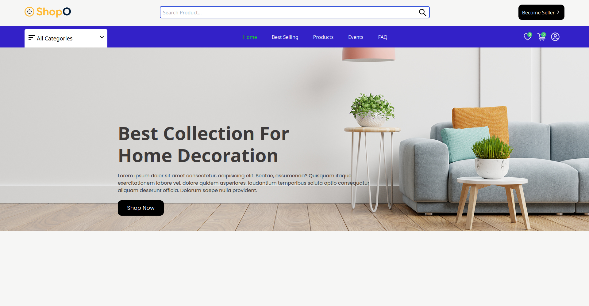 ShopO - E-commerce project